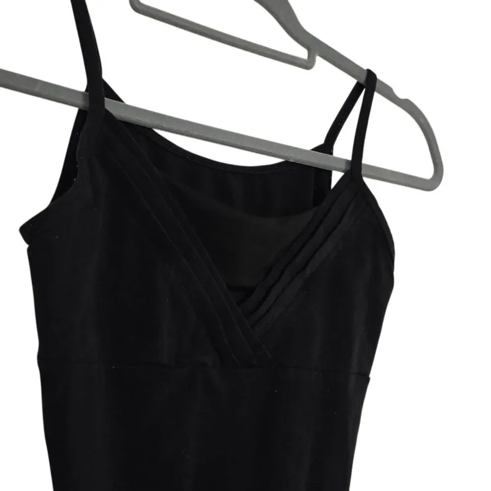 More Than Magic Girl's Size 14/16 Black Cotton Dance Leotard